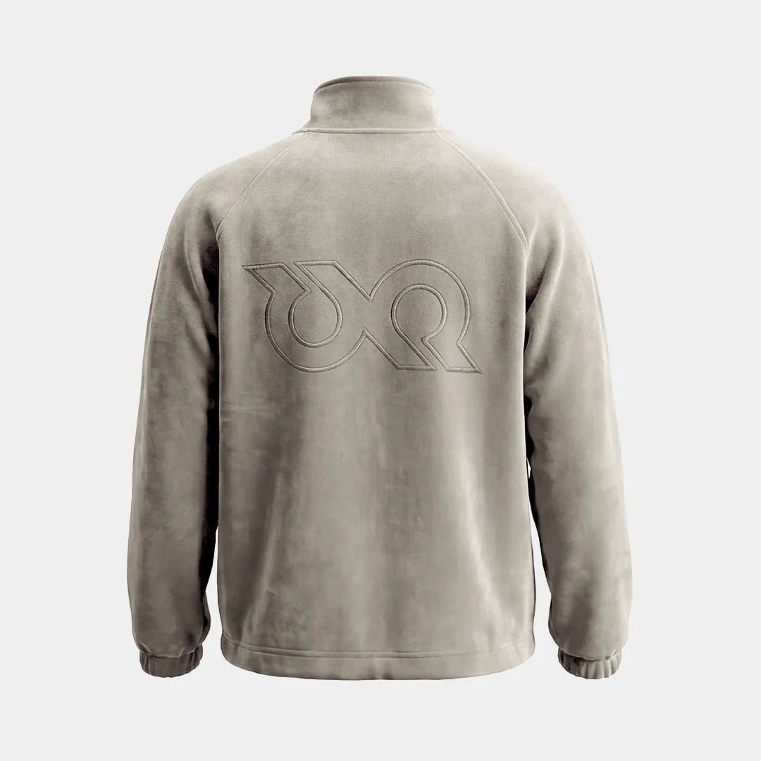 Толстовка Velour half-zip · Тапиока, фото 3