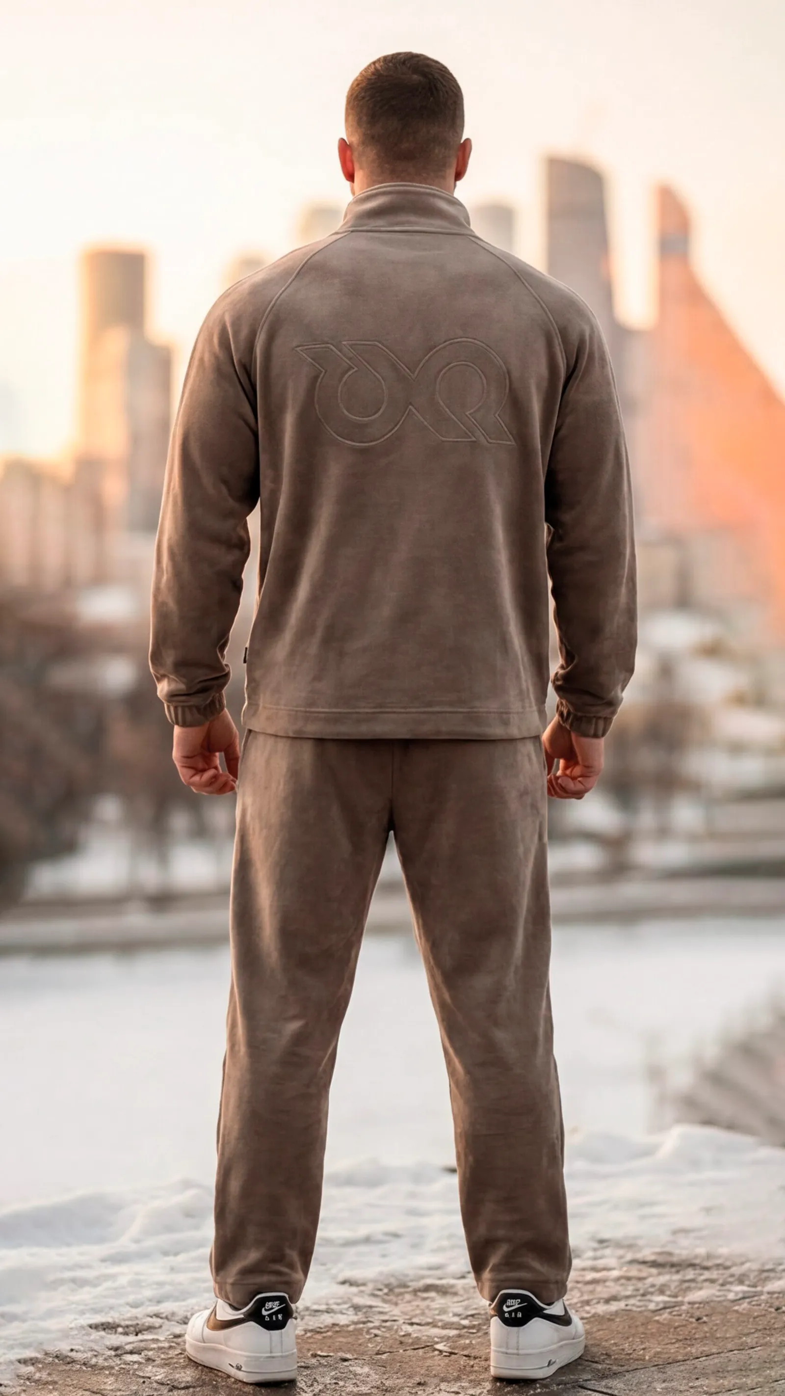 Брюки Wide Velour men`s · Мокко, фото 4