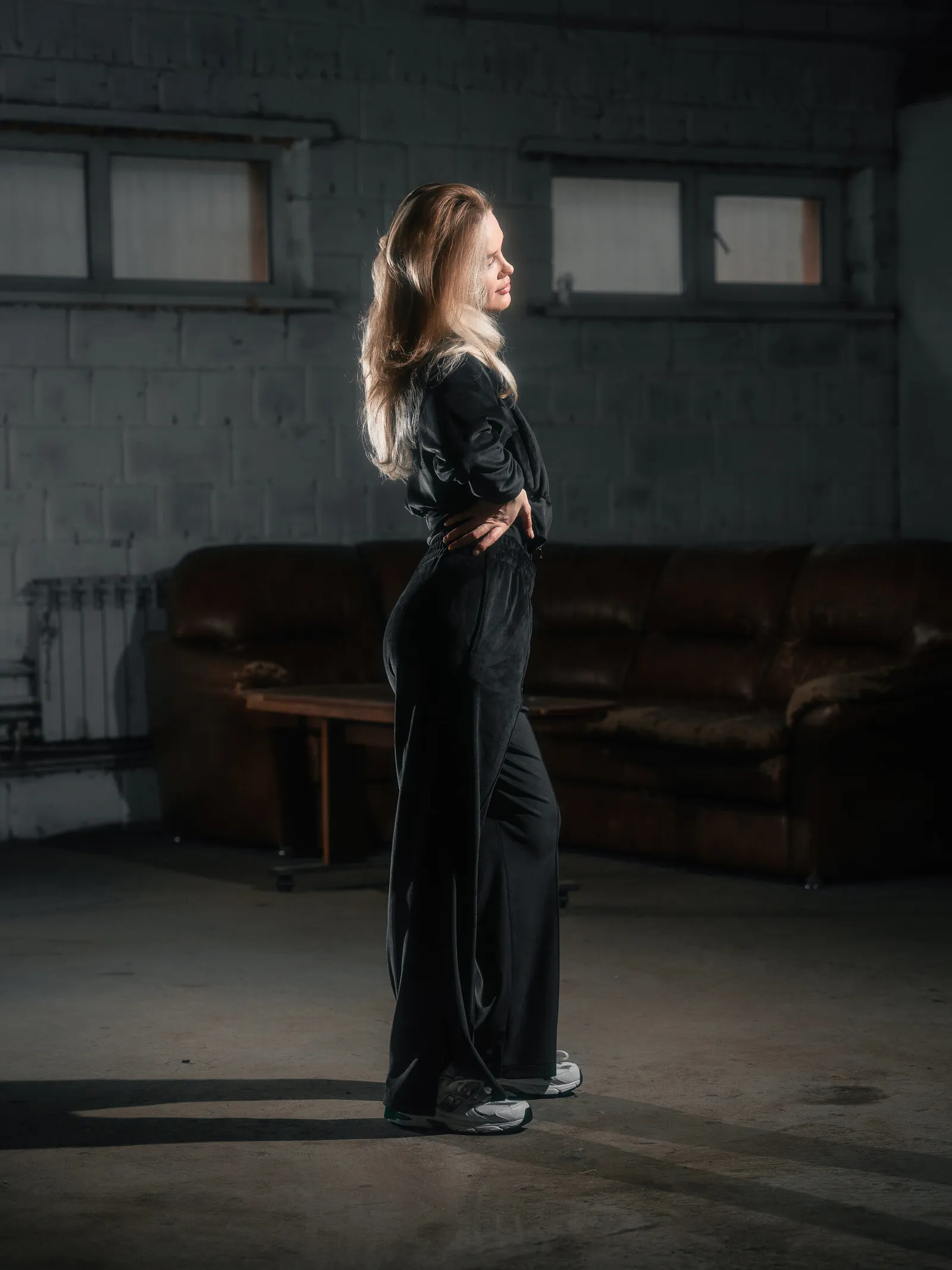 Брюки Wide Velour women`s · Чёрный, фото 3