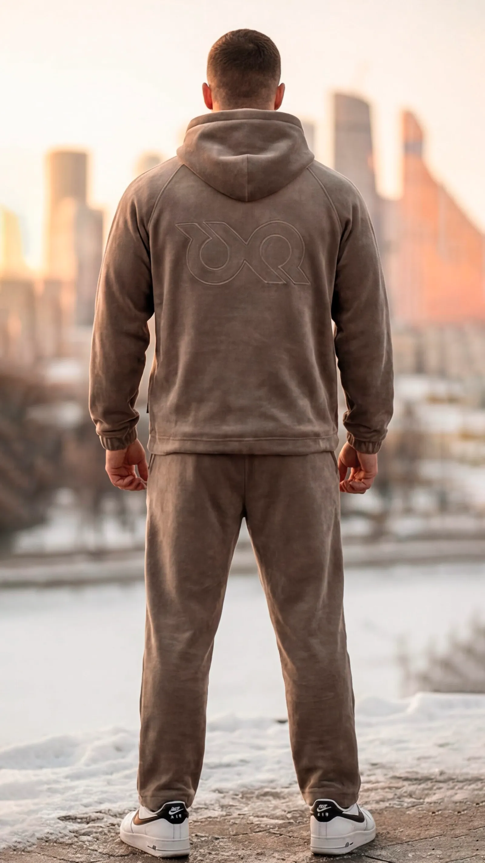 Брюки Wide Velour men`s · Мокко, фото 6