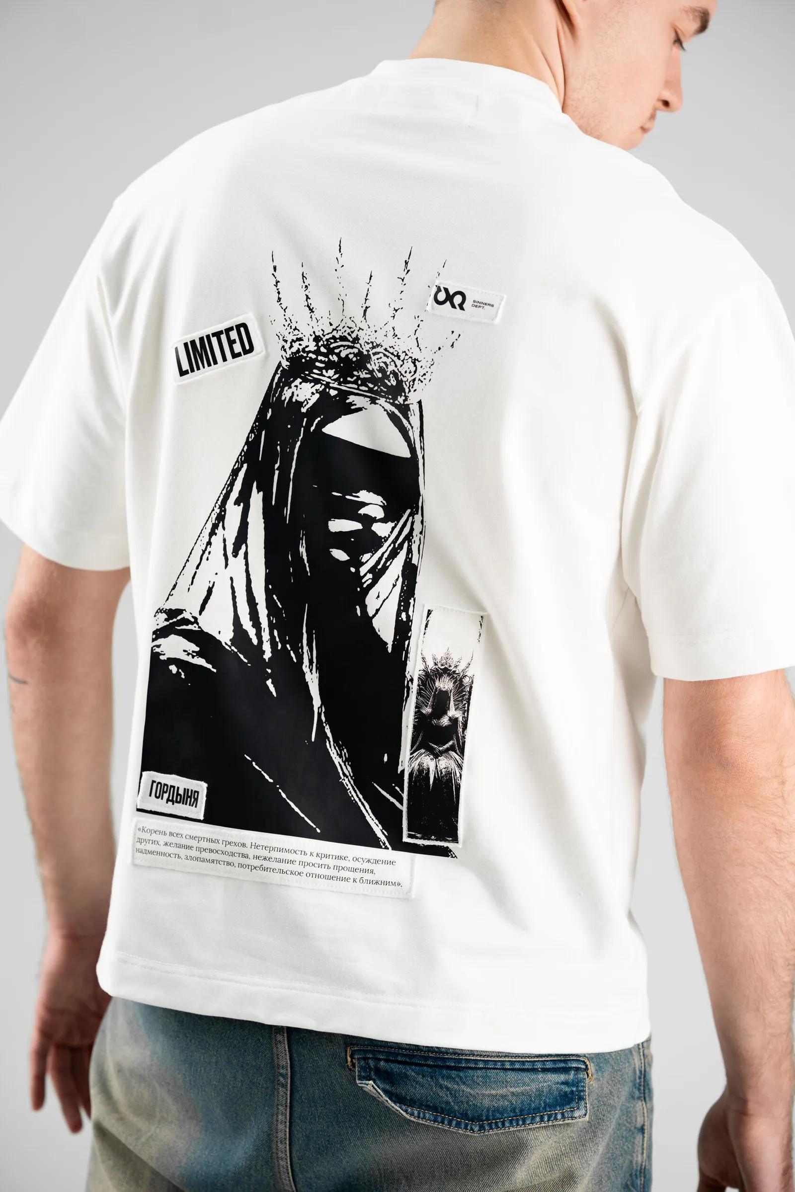 Футболка "Гордыня" LIMITED · Белый, фото 5