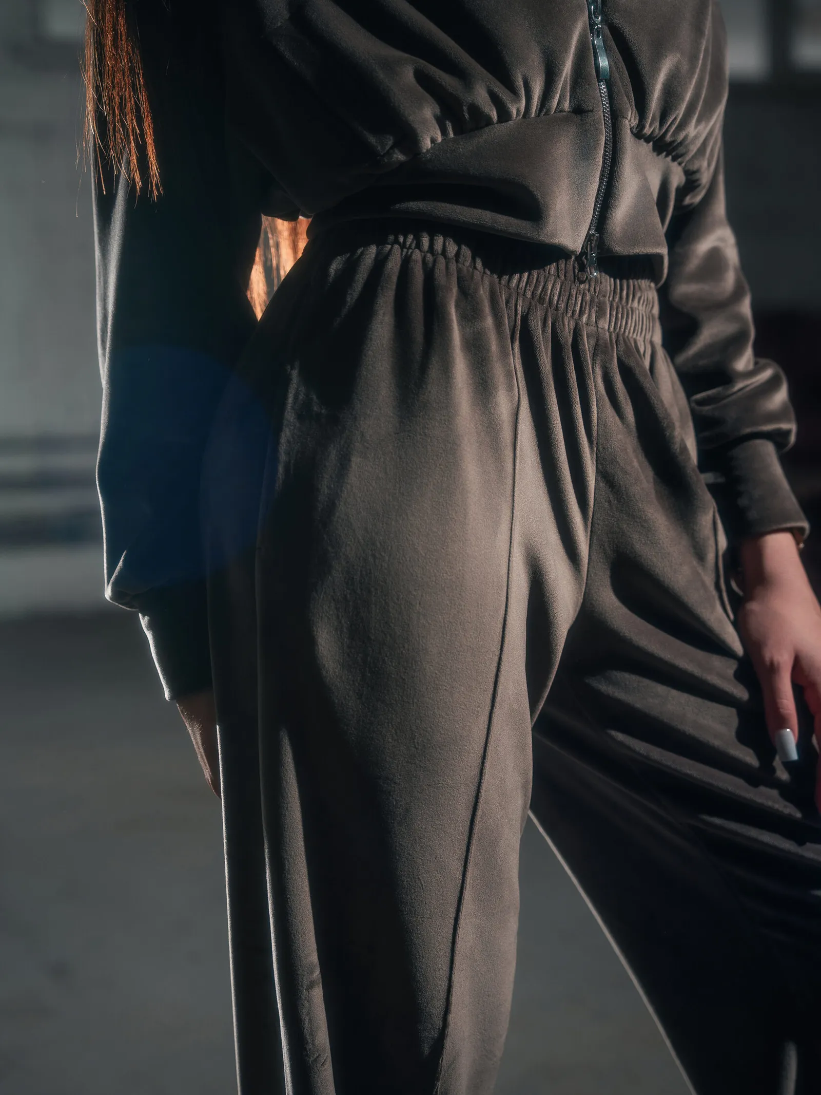 Брюки Wide Velour women`s · Коричневый, фото 6